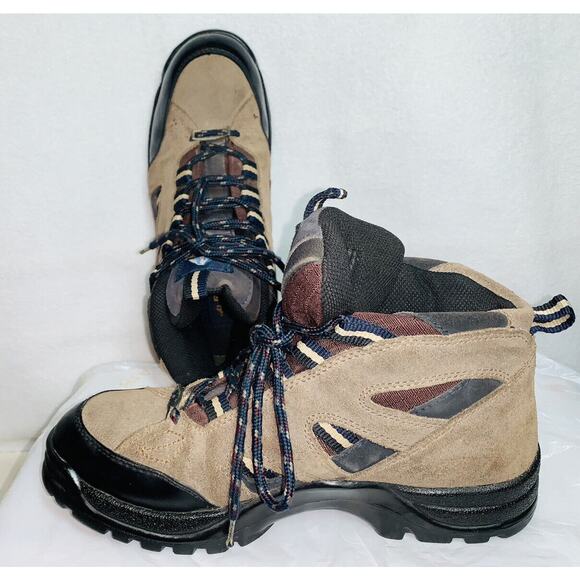 W 10 M 8 Mt Everest Sierra Hiking Boots Ankle Trail Adventure Lace Shoes Unisex - Picture 4 of 12